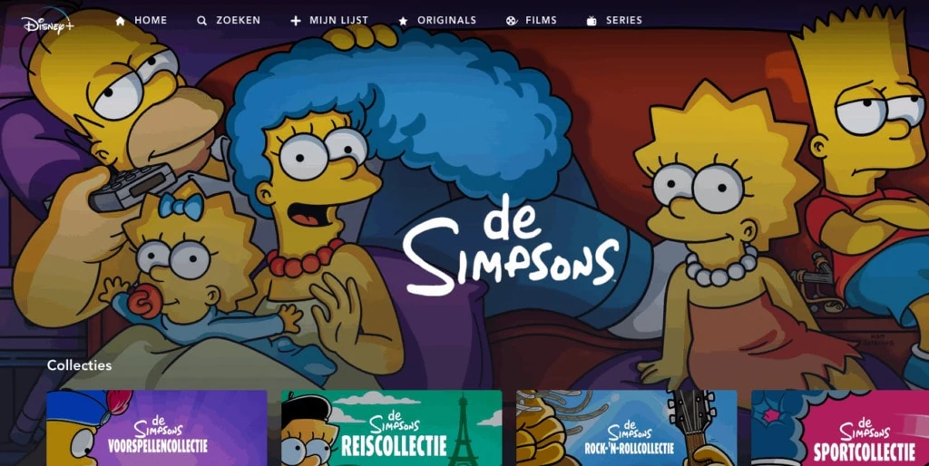 Aflevering De Simpsons online kijken op Disney Plus?