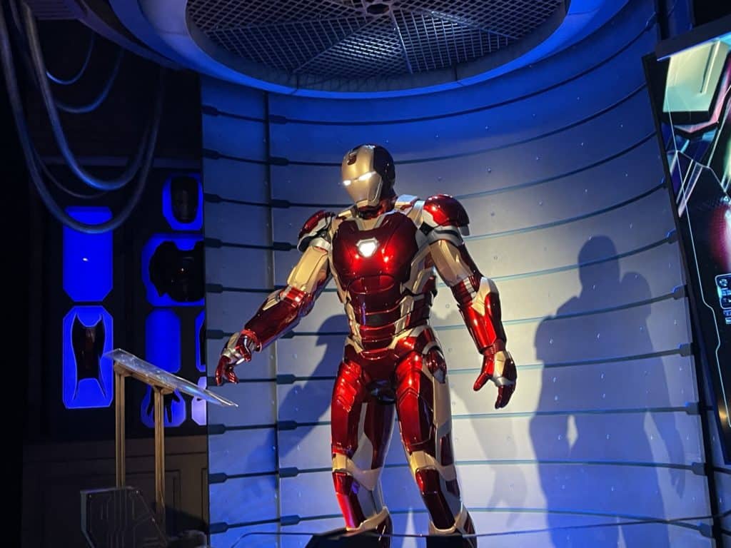 Animatronic van Iron Man in Avengers Assemble Flight Force