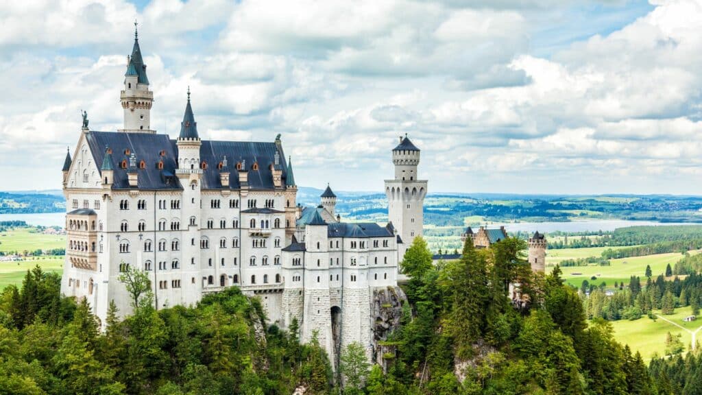 Neuschwanstein kasteel in Duitsland